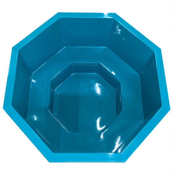 Upotettava Simple 1650 kylpytynnyrin lasikuituaihio - Turkoosi (RAL 5018)