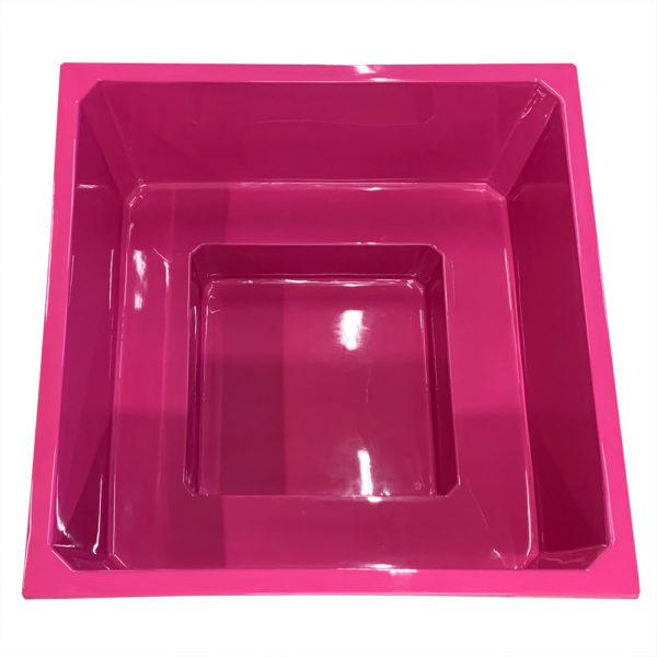 Upotettava Simple 1900 kylpytynnyrin lasikuituaihio - Pinkki (RAL 4010)