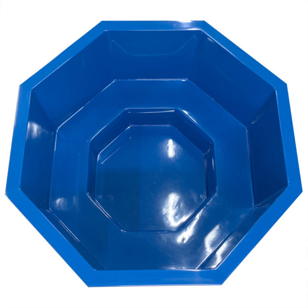 Upotettava Simple 1650 kylpytynnyrin lasikuituaihio - Sininen (RAL 5005)