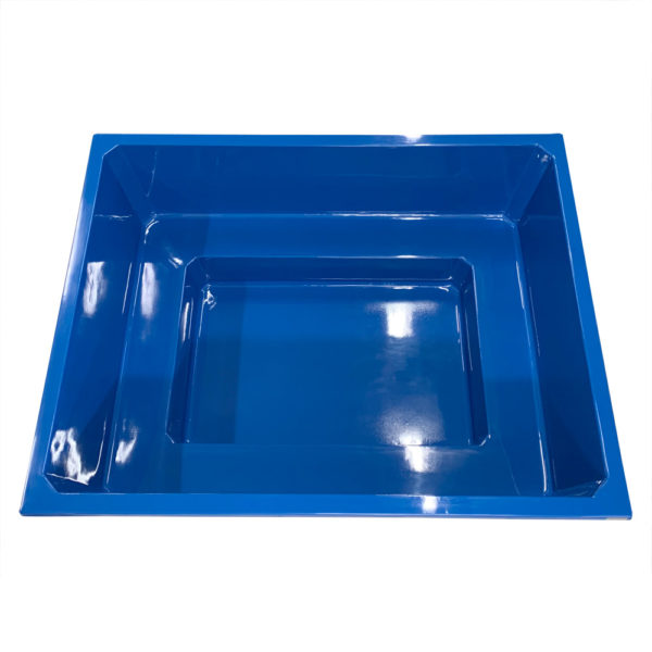 Upotettava Simple 2700 kylpytynnyrin lasikuituaihio - Sininen (RAL 5005)